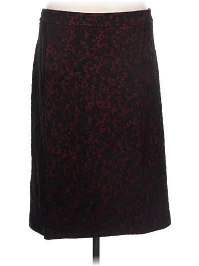 Pre-owned Michael Michael Kors Formal Skirt In Burgundy