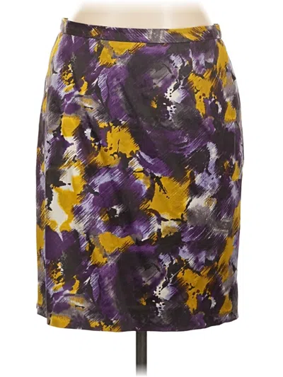 Pre-owned Michael Michael Kors Formal Skirt In Purple
