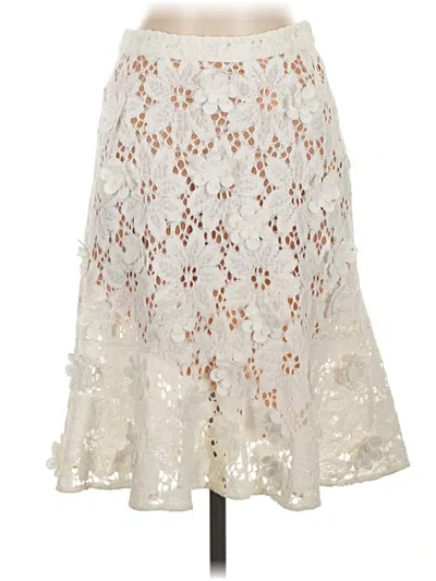 Pre-owned Michael Michael Kors Formal Skirt In White