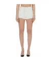 Michael Michael Kors Denim Shorts In Nude