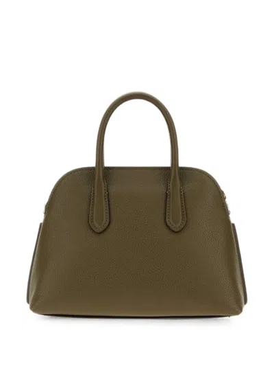 Michael Michael Kors Freddie Dome-shaped Leather Tote Bag In Green