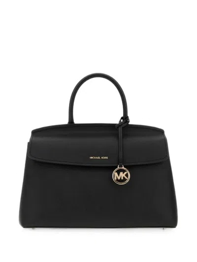 Michael Michael Kors Freddie Leather Tote Bag In Black