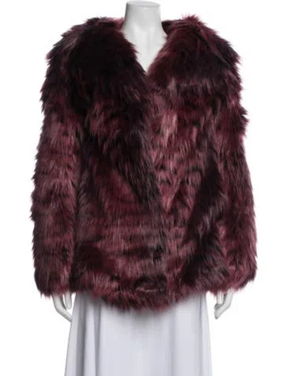 Pre-owned Michael Michael Kors Fur Faux Fur Jacket W/ Tags In Multicolor