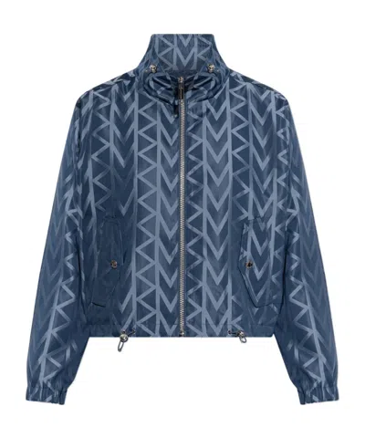 MICHAEL MICHAEL KORS GEOMETRIC-PATTERN ZIP JACKET