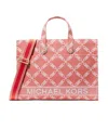 Michael Michael Kors Gigi Cotton Tote Bag In Pink