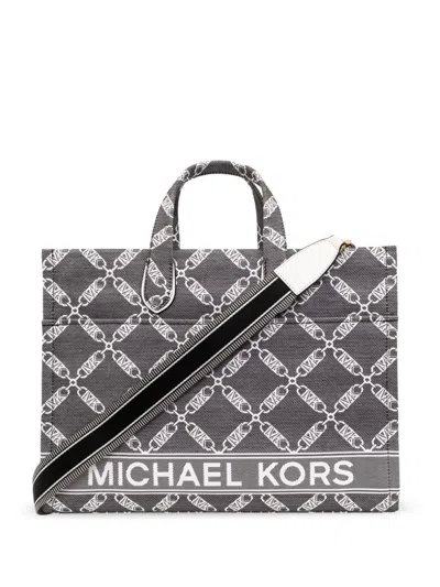 Michael Michael Kors Gigi Large Tote Bag In Black