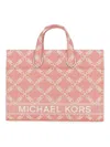 Michael Michael Kors Gigi Large Tote Bag In Nude & Neutrals
