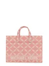 Michael Michael Kors Gigi Large Tote Bag In Pink