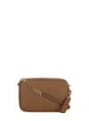 Michael Michael Kors Logo-plaque Leather Satchel Bag In Brown