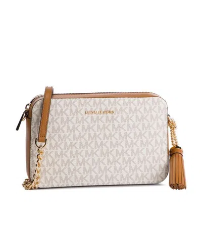 Michael Michael Kors Ginny Medium Shoulder Bag In Nude