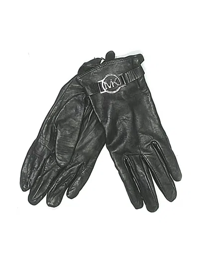Pre-owned Michael Michael Kors Gloves In Black