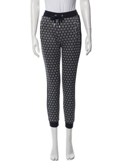 Pre-owned Michael Michael Kors Graphic Print Sweatpants In Blue