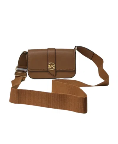 Michael Michael Kors Greenwich Foldover Shoulder Bag In Brown