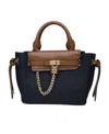 Michael Michael Kors Hamilton Legacy Denim Tote Bag In Black