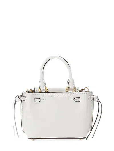 Michael Michael Kors Mm6 Maison Margiela Japanese Mini Leather Handbag In White