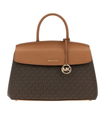 Michael Michael Kors Hamilton Medium Satchel Bag In Brown