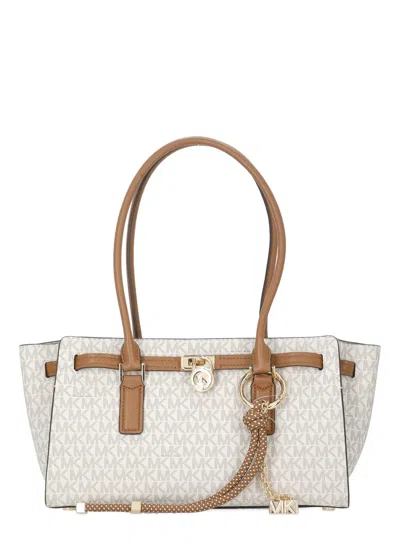 Michael Michael Kors Hamilton Moderne Bag In White