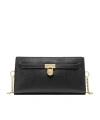 Michael Michael Kors Hamilton Moderne Extra-small Signature Logo Convertible Crossbody Bag In Black