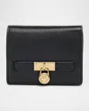 Michael Michael Kors Hamilton Moderne Grain Leather Wallet In Black