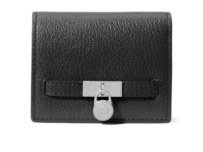 Michael Michael Kors Hamilton Moderne Small Compact Wallet Wallet Handbags Black: One Size