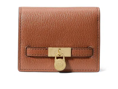 Michael Michael Kors Hamilton Moderne Small Compact Wallet Wallet Handbags Luggage: One Size In Brown