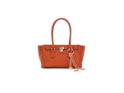Michael Michael Kors Hamilton Moderne Small East West Shoulder Tote Handbags Mimosa: Sm In Yellow