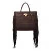 Michael Michael Kors Hamilton Satchel Bag In Brown