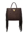 Michael Michael Kors Hamilton Satchel Bag In Brown