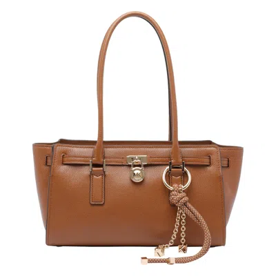 Michael Michael Kors Hamilton Shoulder Bag In Brown