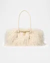 Michael Michael Kors Hamilton Small Faux Fur Tote Bag In Brown