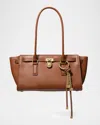 Michael Michael Kors Hamilton Small Grained Leather Tote Bag In Brown