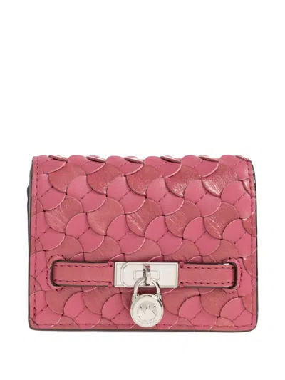 Michael Michael Kors Hamilton Wallet In Pink