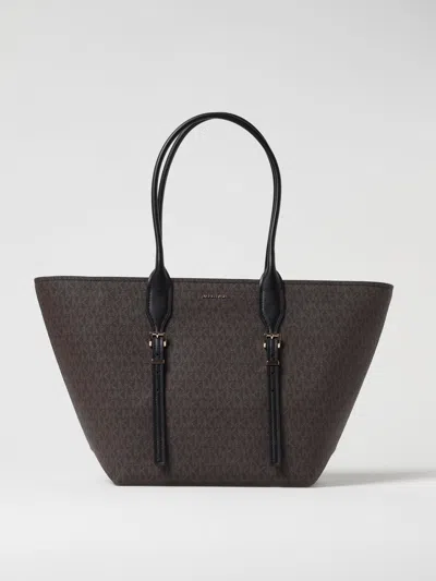 Michael Michael Kors Double Handle Shoulder Bag In Brown