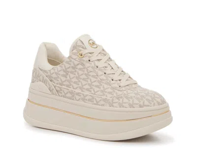 Michael Michael Kors Hayes Platform Sneaker In White