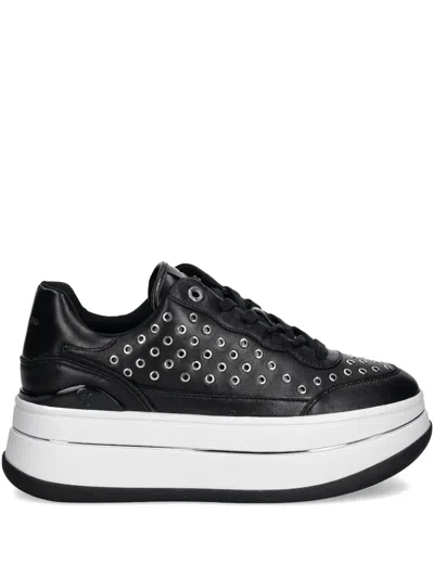 Michael Michael Kors Hayes Sneakers In 黑色