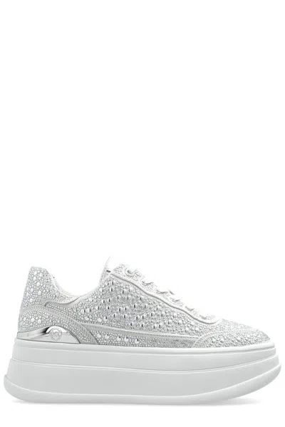 Michael Michael Kors Hayes Sneakers In Silver
