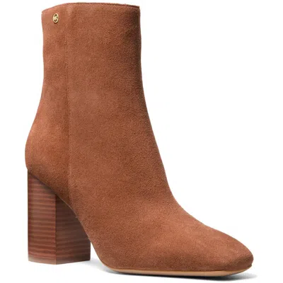 Michael Michael Kors Hazel Flex Bootie Womens Solid Ankle Boots In Multi