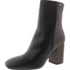 Michael Michael Kors Hazel Flex Bootie Womens Zipper Manmade Booties In Black