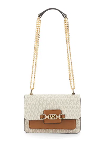 Michael Michael Kors Heather Extra-small Shoulder Bag In Ivory