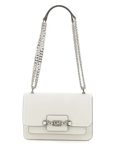 Michael Michael Kors Heather Extra-small Shoulder Bag In White