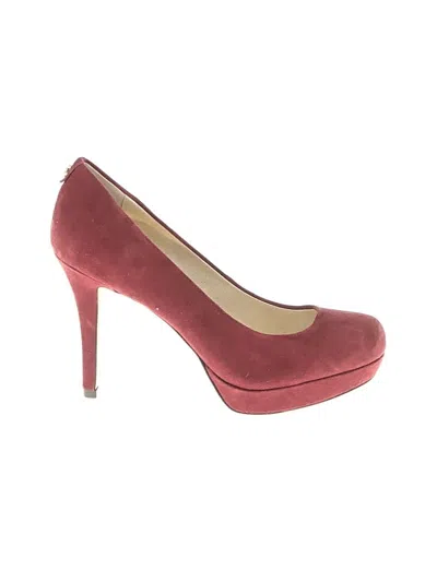 Pre-owned Michael Michael Kors Heels In Burgundy