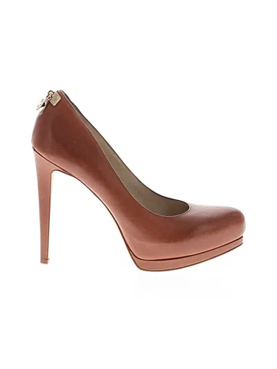 Pre-owned Michael Michael Kors Heels In Orange
