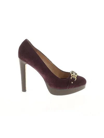 Pre-owned Michael Michael Kors Heels In Purple