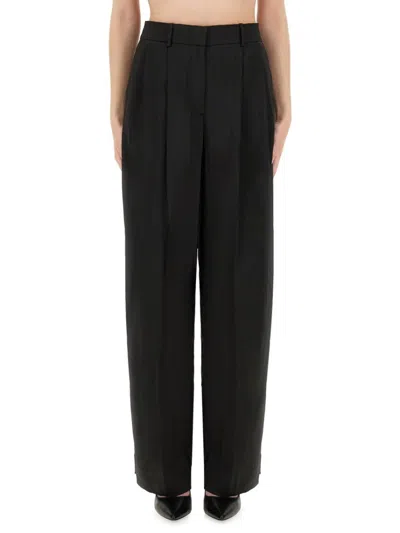 MICHAEL MICHAEL KORS HIGH-WAISTED WIDE LEG PANTS WITH PLEATED FRONT