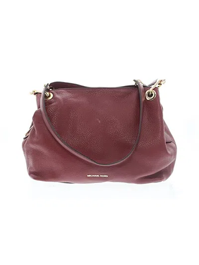 Pre-owned Michael Michael Kors Hobo Bag In Burgundy