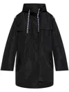 Michael Michael Kors Hooded Parka In Black