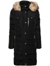 Michael Michael Kors Hooded Puffer Coat In Black