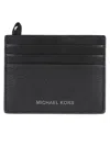Michael Michael Kors Hudson Credit Card Holder In Black