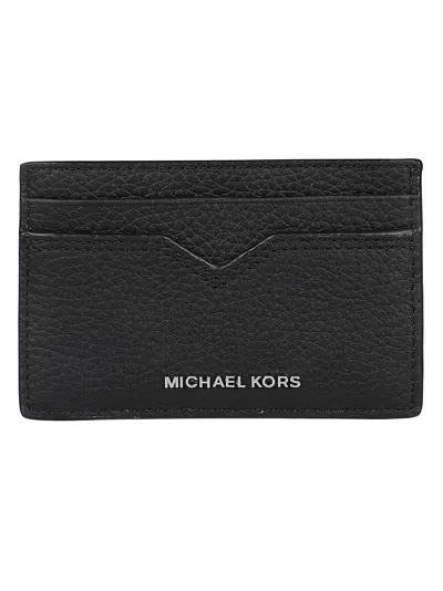 Michael Michael Kors Hudson Credit Card Holder In Black