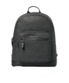 Michael Michael Kors Hudson Patterned Backpack In Black
